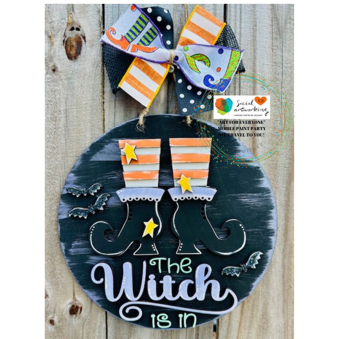 The Witch is In Door Hanger