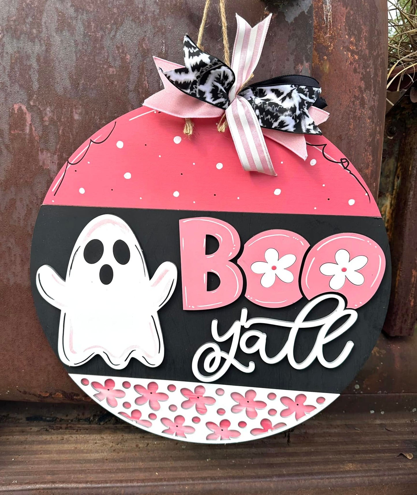 Boo Y'all 2-D Wood Shape