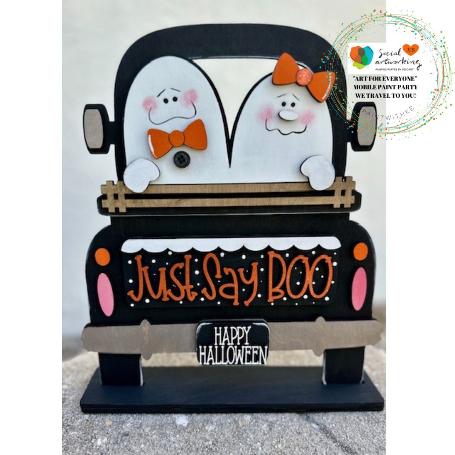 Just Say Boo Stand Up Truck