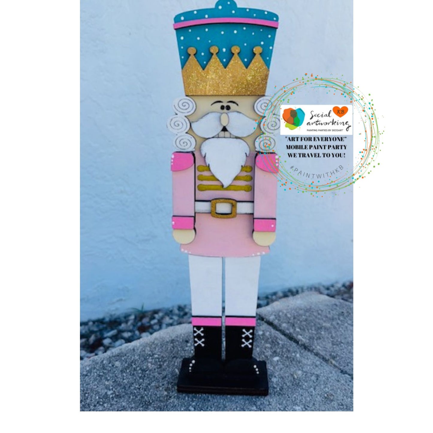 Nutcracker Shelf Sitter Standing Sign