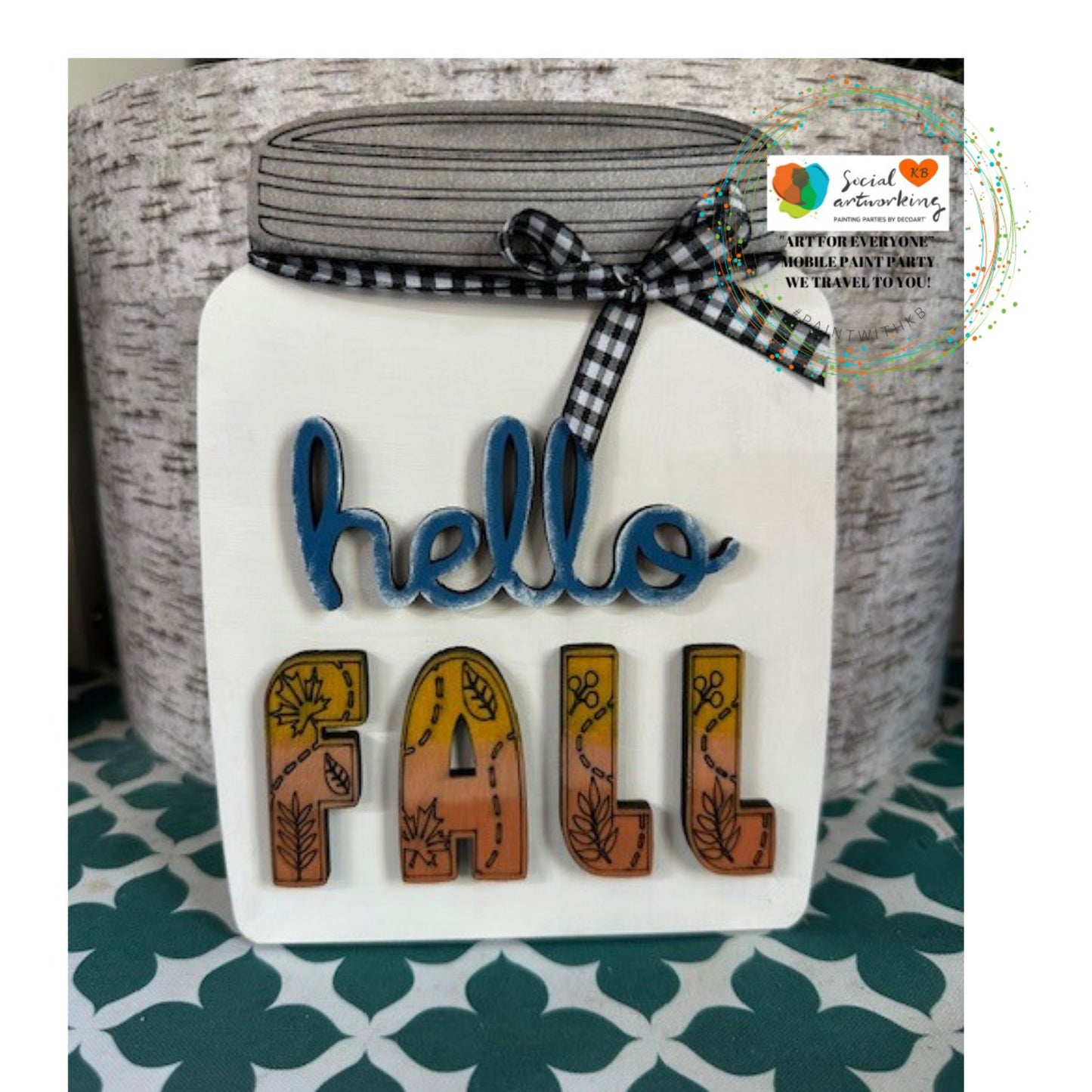 Hello Fall Shelf Sitters Trio