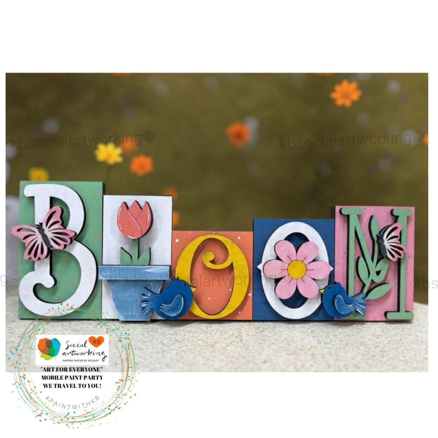 Bloom Word Art Stand Alone