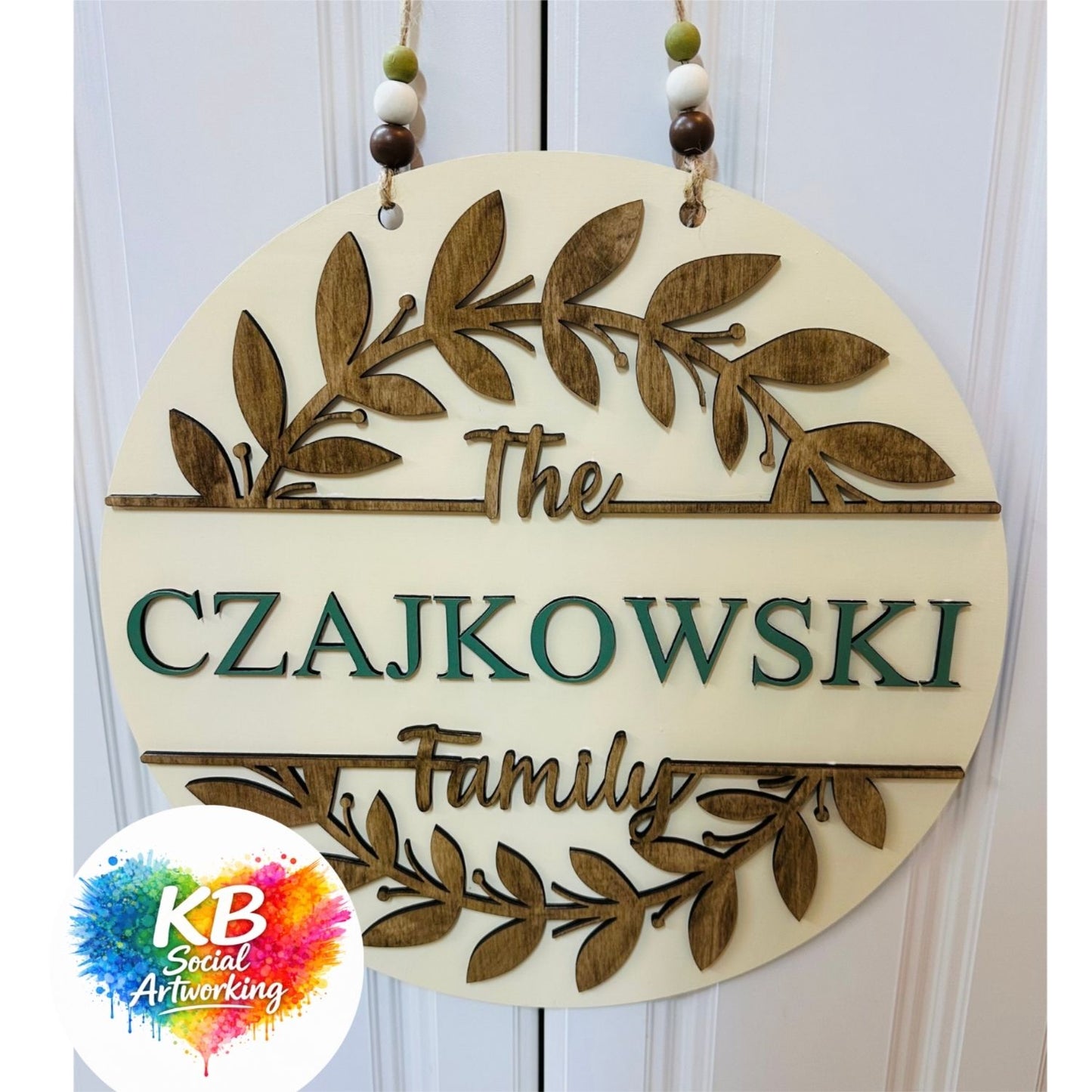 Family Name Custom 2-D Wood Shape
