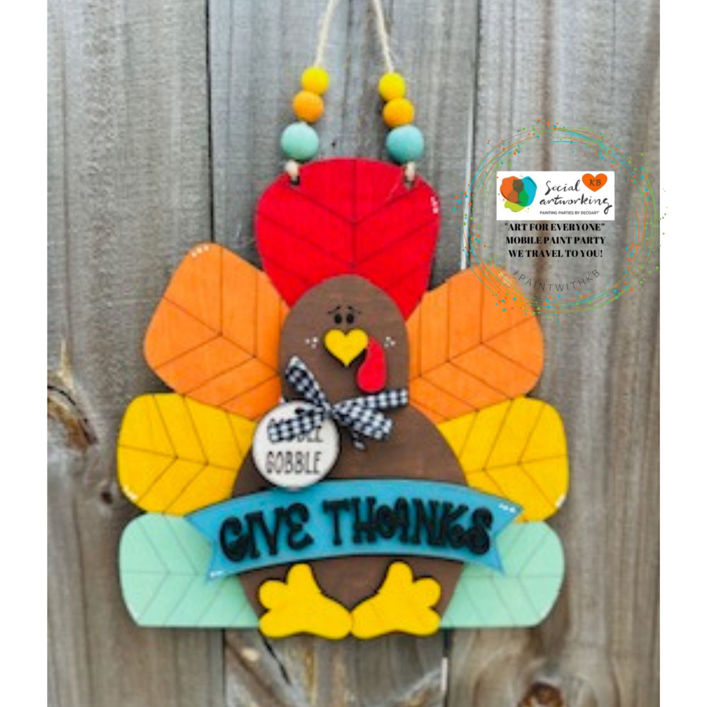 GOBBLE GOBBLE GIVE THANKS