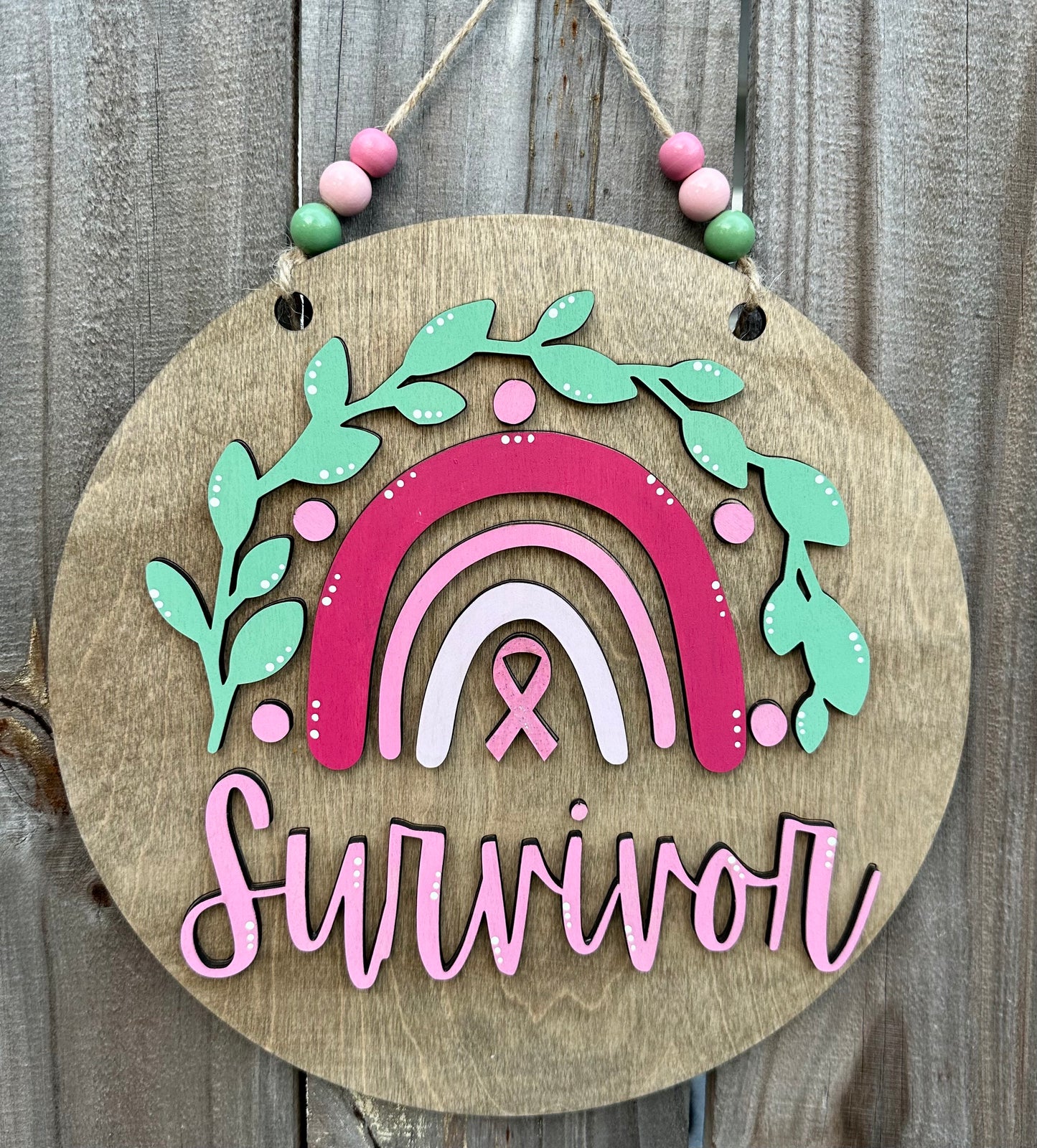 Survivor Rainbow 2-D Door Hanger