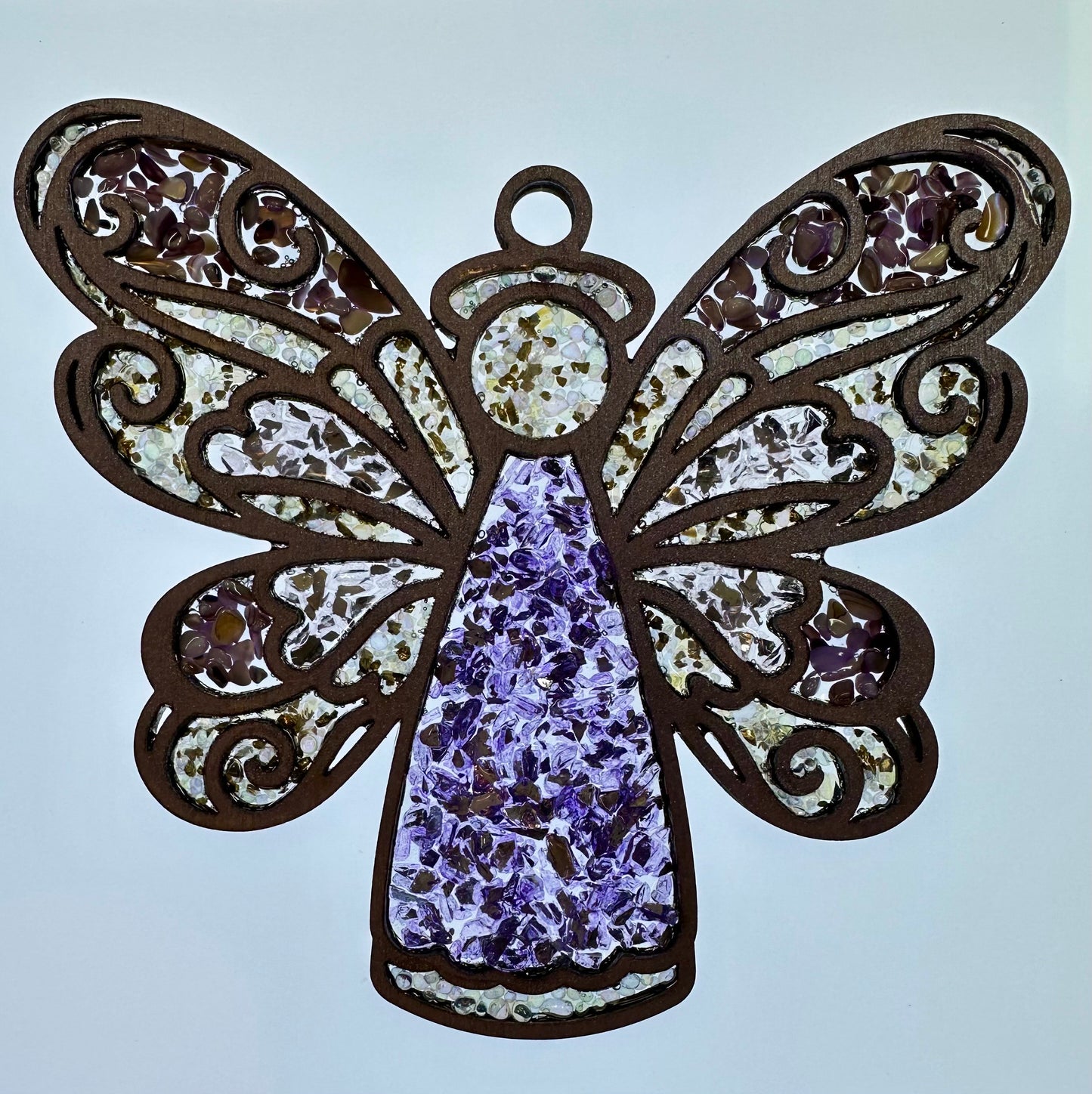 Faux Stain glass Angel