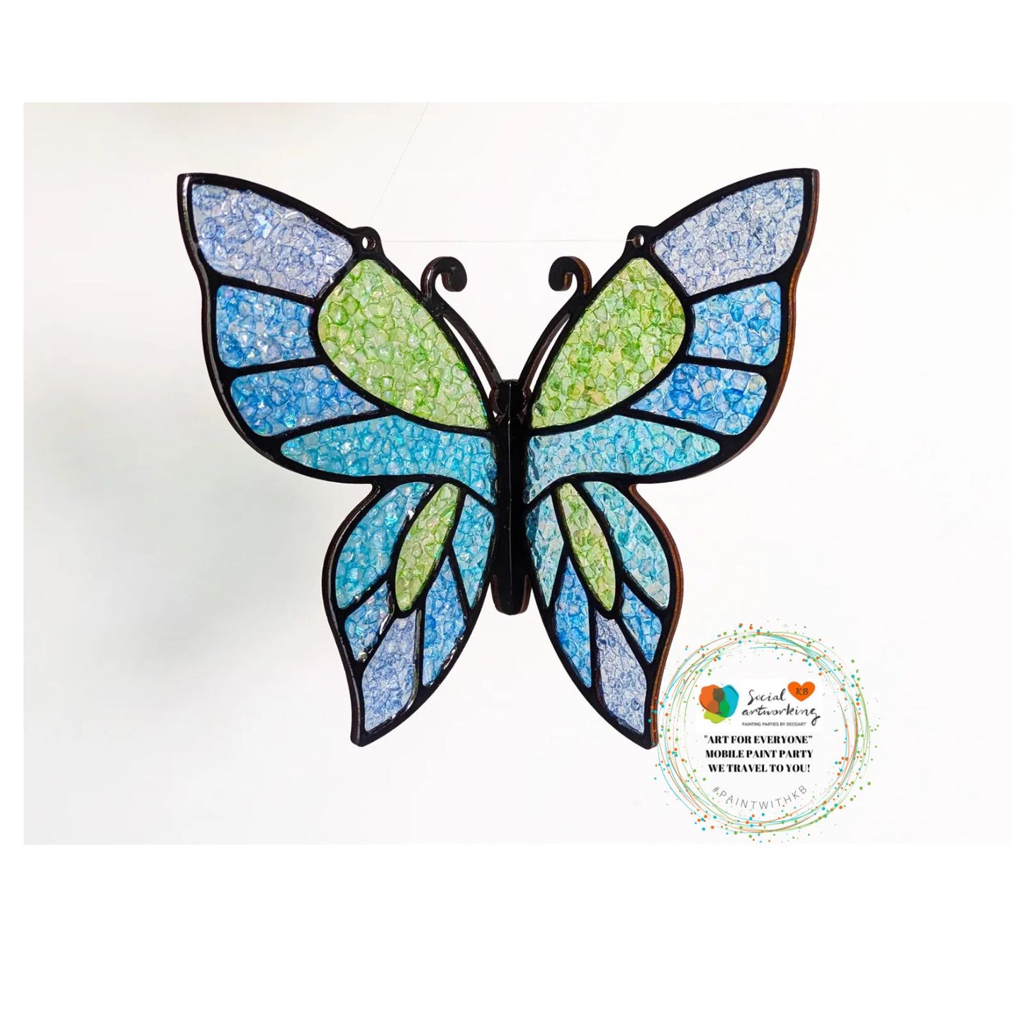 3-D Hanging Butterfly Suncatcher