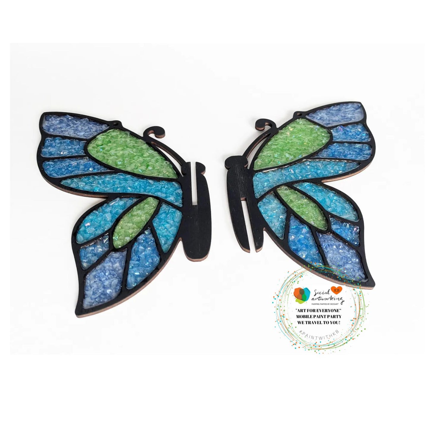 3-D Sitting Butterfly Suncatcher