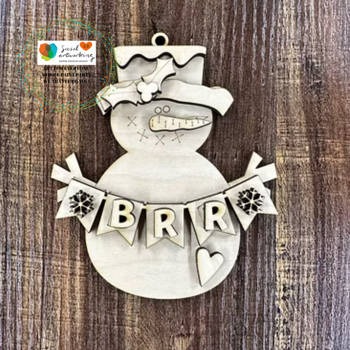 Snowman Banner BRR