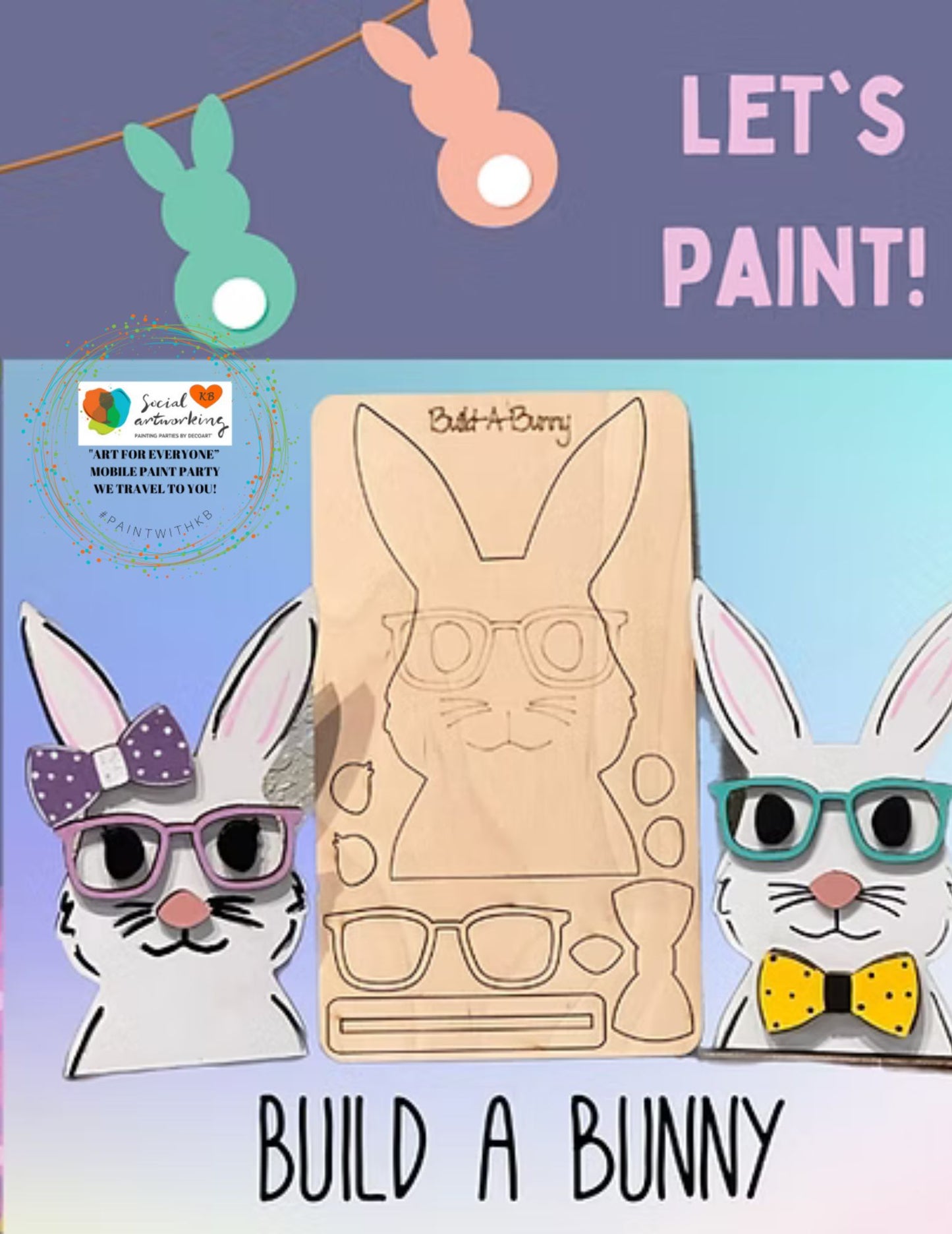 Build a Bunny 2-D project pop out bunny