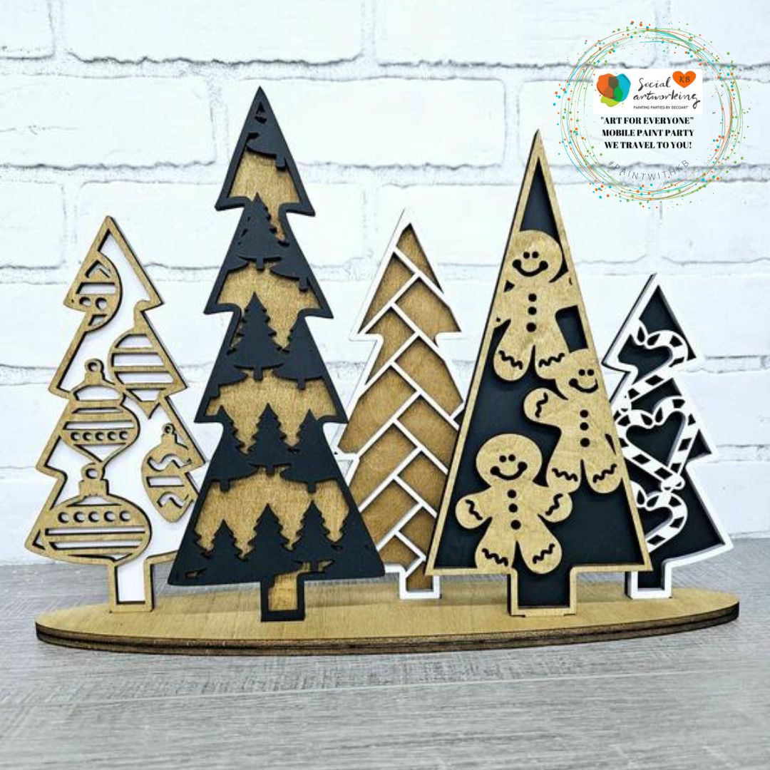 Standing Christmas Trees