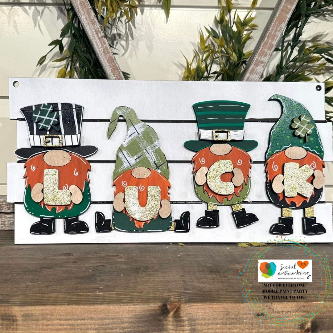 Luck Gnomes Pallet 2-D Wood Shape