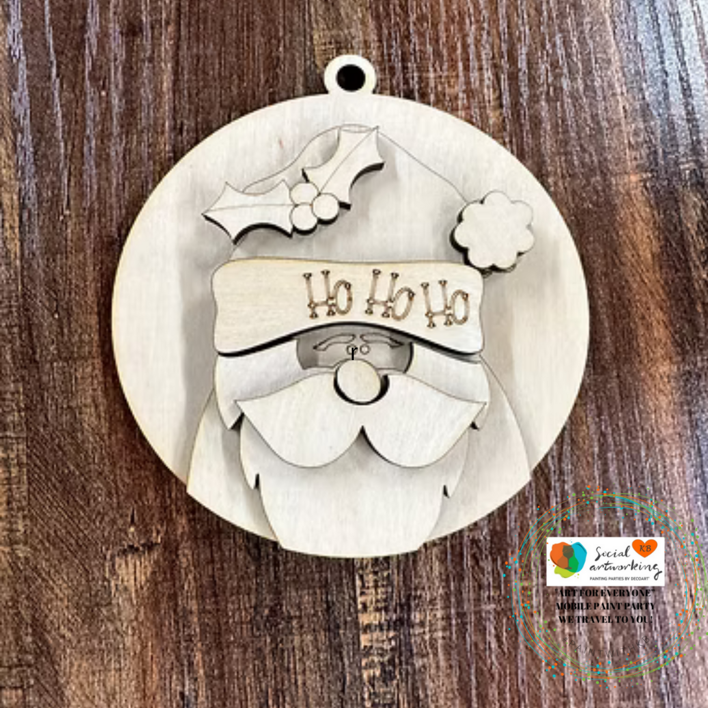 Santa HoHoHo! Ornament