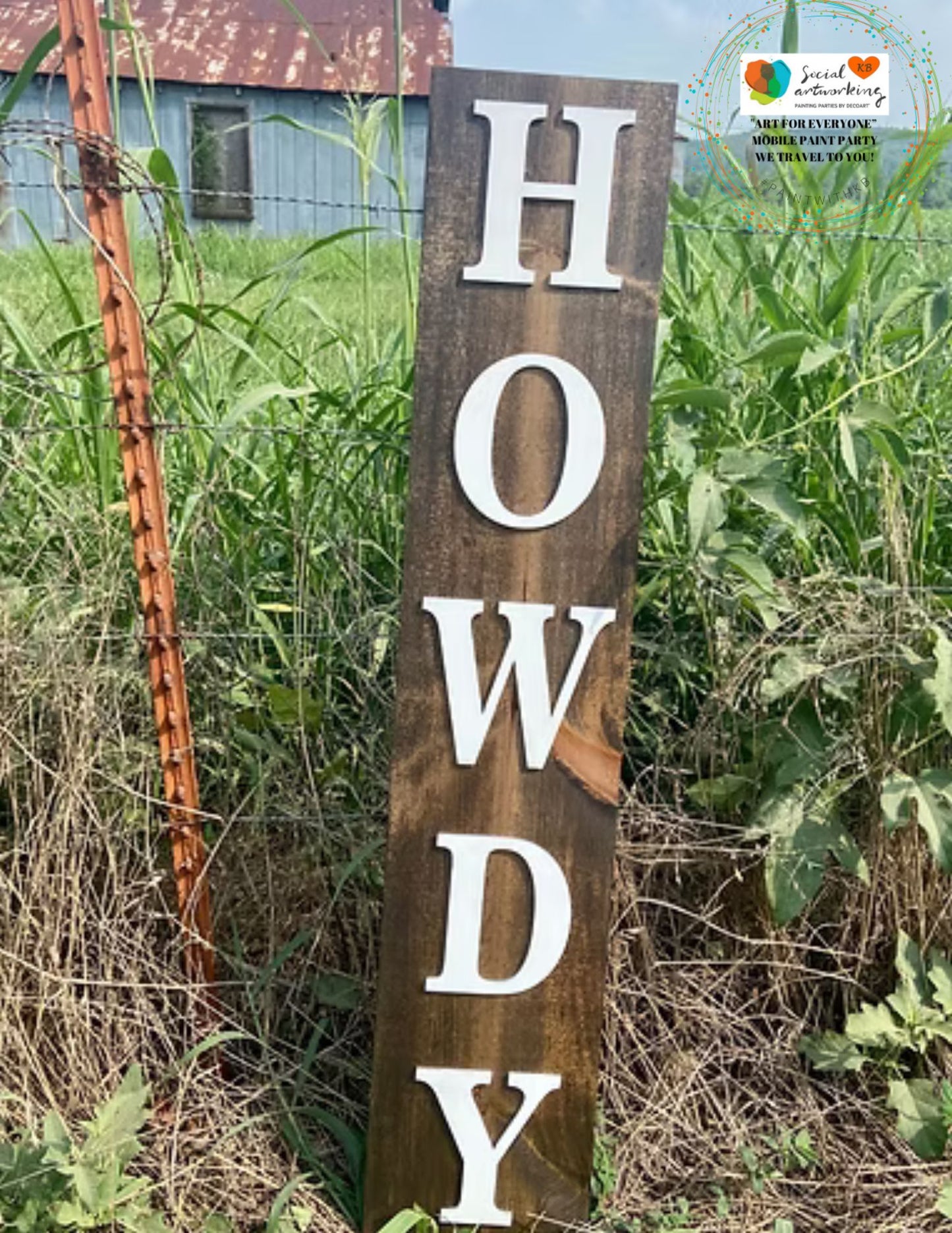 Howdy Porch Leaner