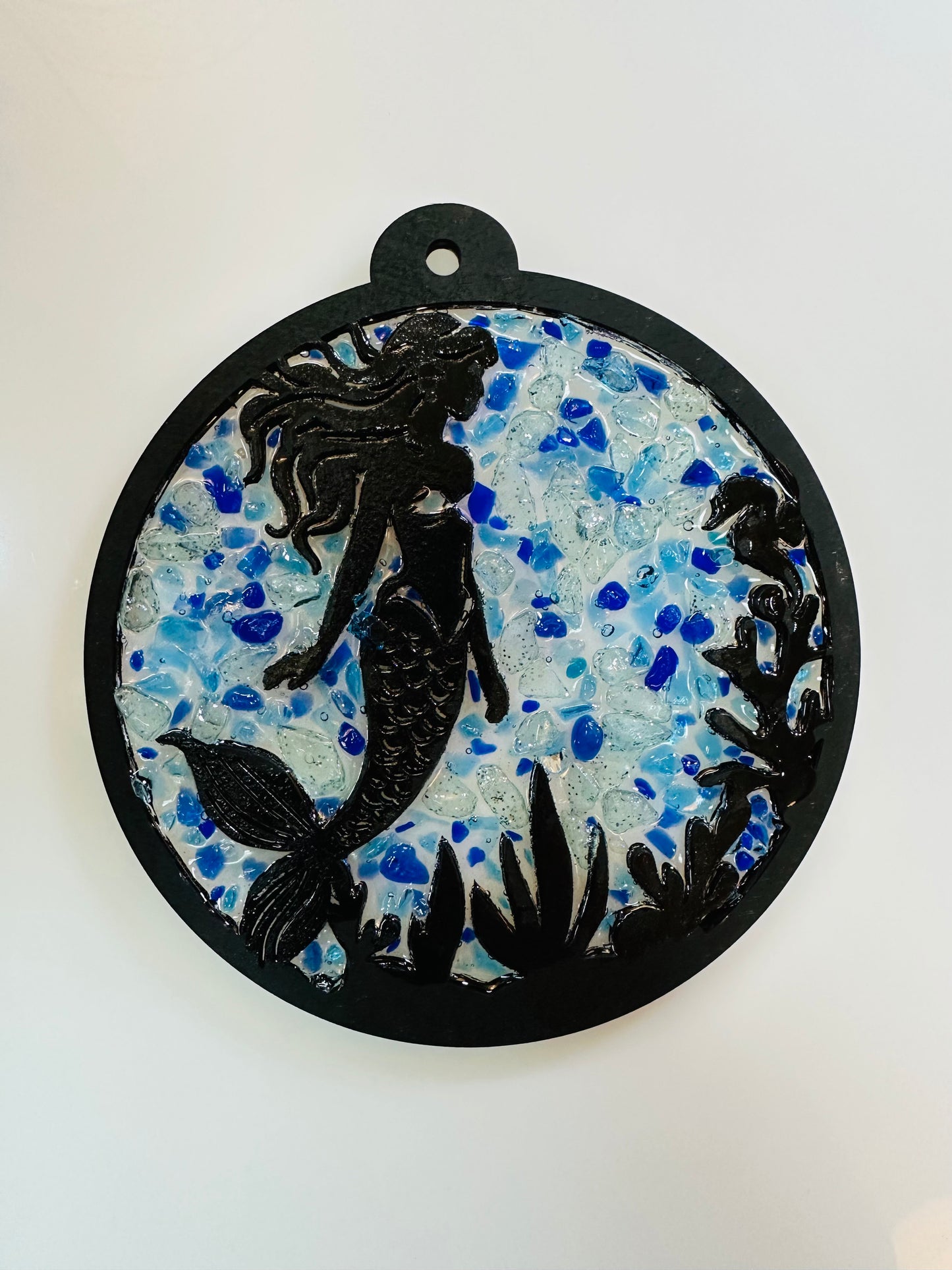 Faux Stain Glass Mermaid