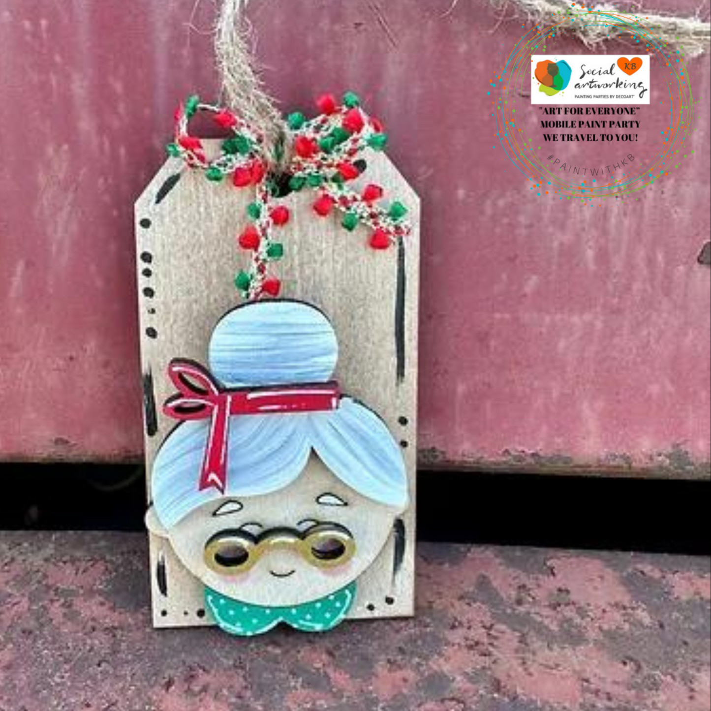 Mrs Claus Tag Ornament