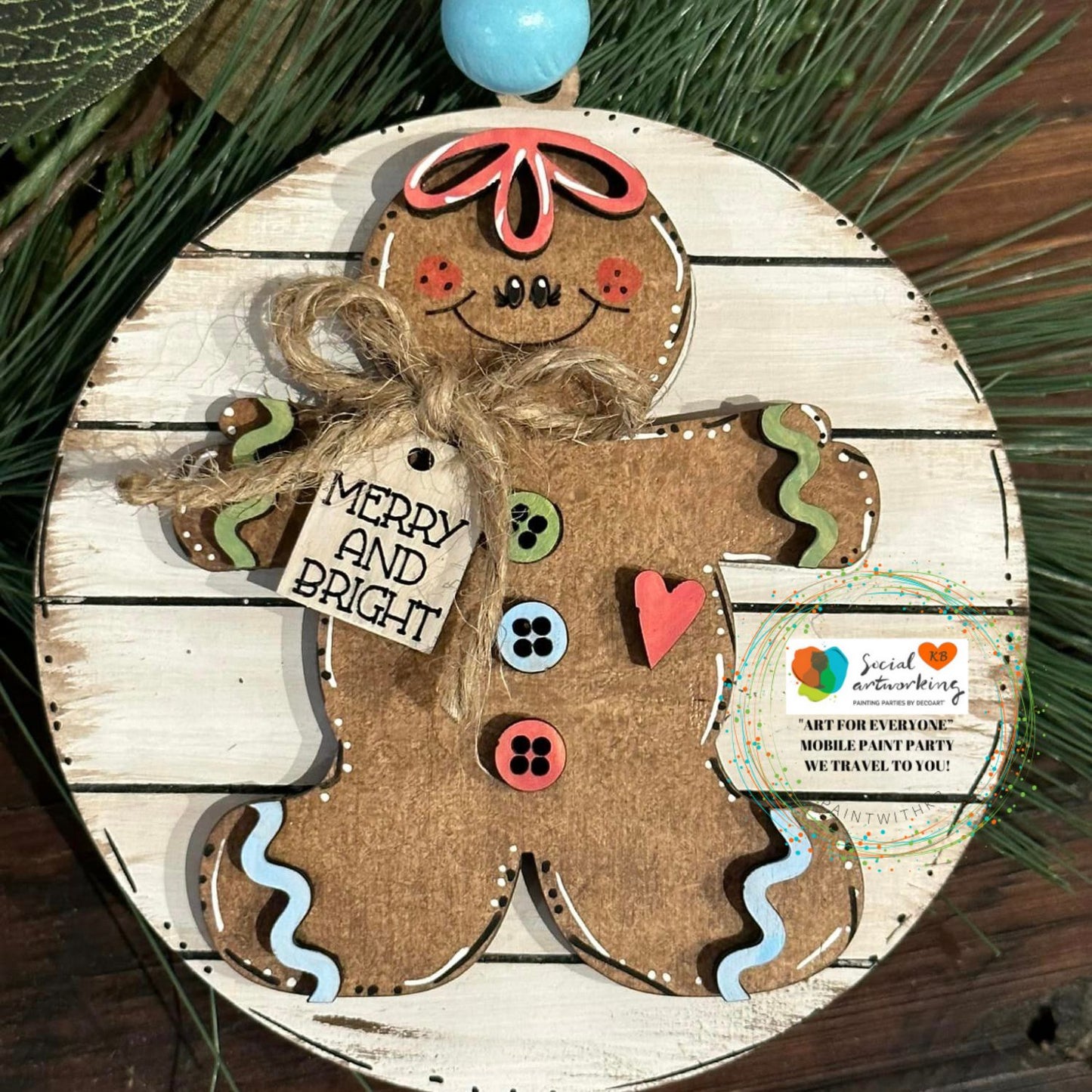 Merry and Bright Gingerbread