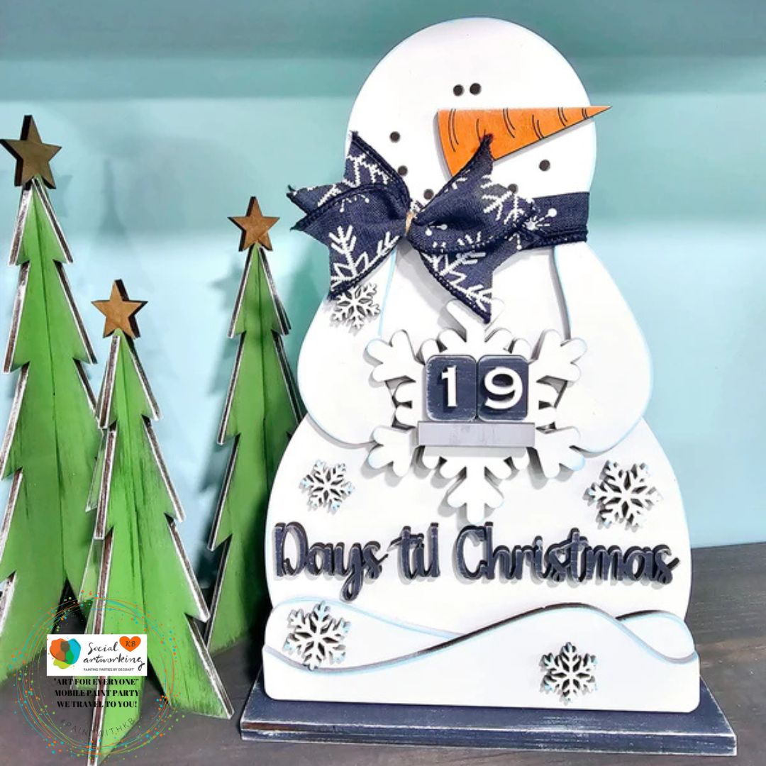 Snowman Days til Christmas
