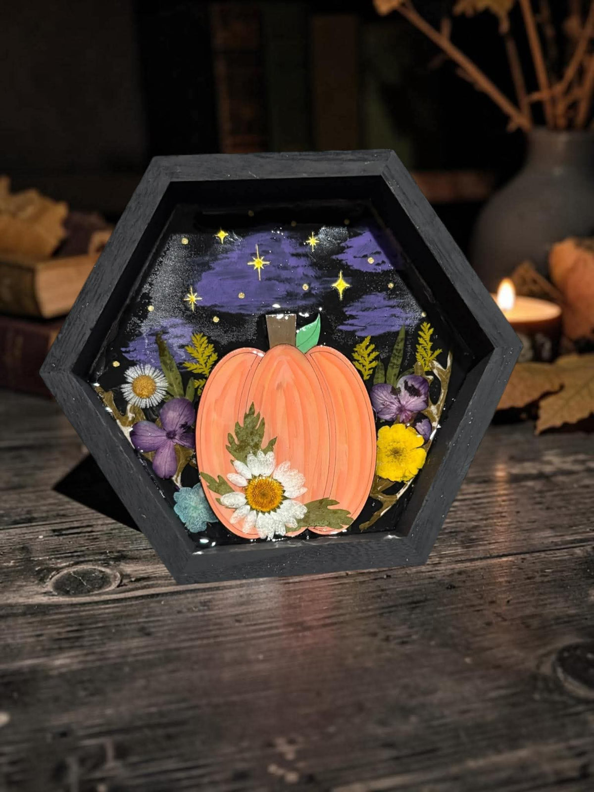 Avenir West Clubhouse Fall & Holiday Resin Shadow Box  Wed Oct 28th @6:30 PM Fall & Holiday Resin Shadow Box