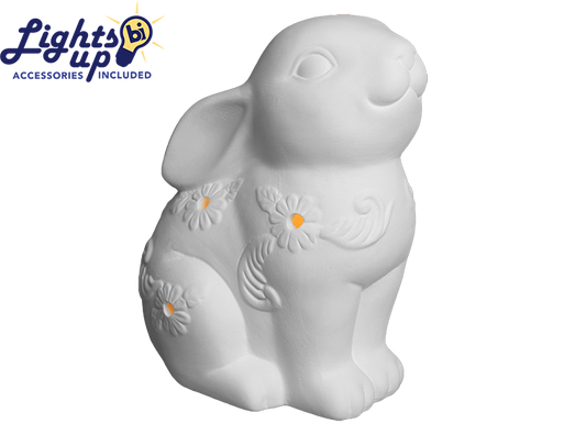 Lighted Baroque Bunny