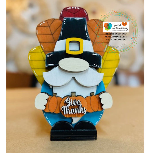 Thanksgiving Gnome Shelf Sitter