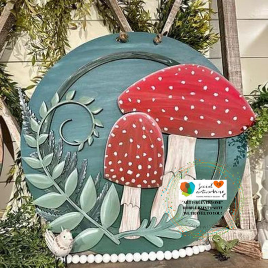 Double Mushroom with Vine