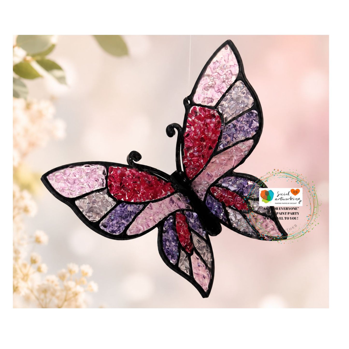 3-D Hanging Butterfly Suncatcher