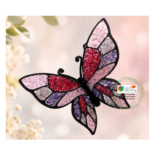 3-D Hanging Butterfly Suncatcher