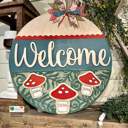 Welcome Three Mushrooms