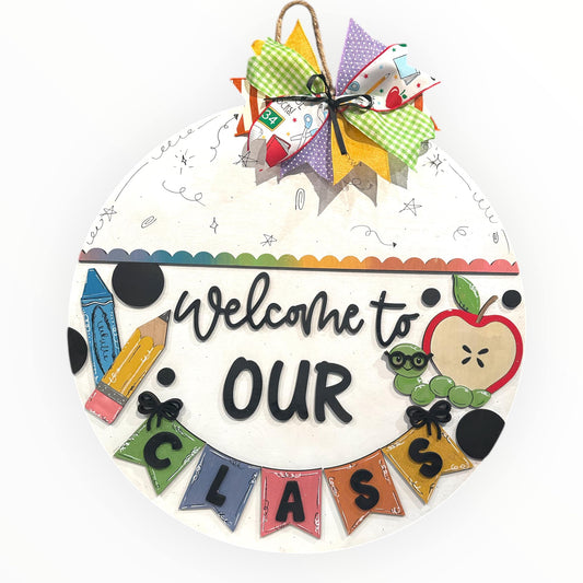 Welcome to our classbanner,  pencil and worm
