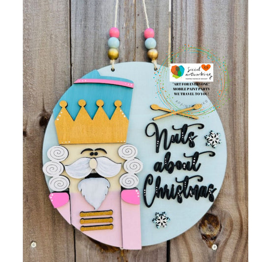 Nuts about Christmas 3-D Door Hanger