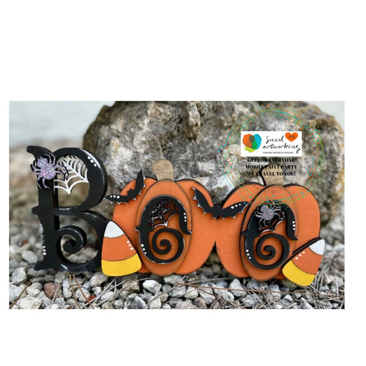 Boo Word Shelf Sitter