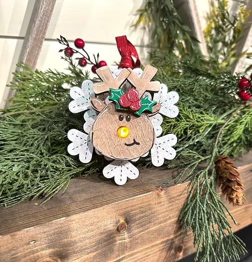 Reindeer Tealight Ornament