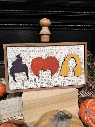 I Smell Children Frame Sign 2-D Wood Shape