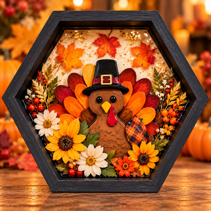 Avenir West Clubhouse Fall & Holiday Resin Shadow Box  Wed Oct 28th @6:30 PM Fall & Holiday Resin Shadow Box