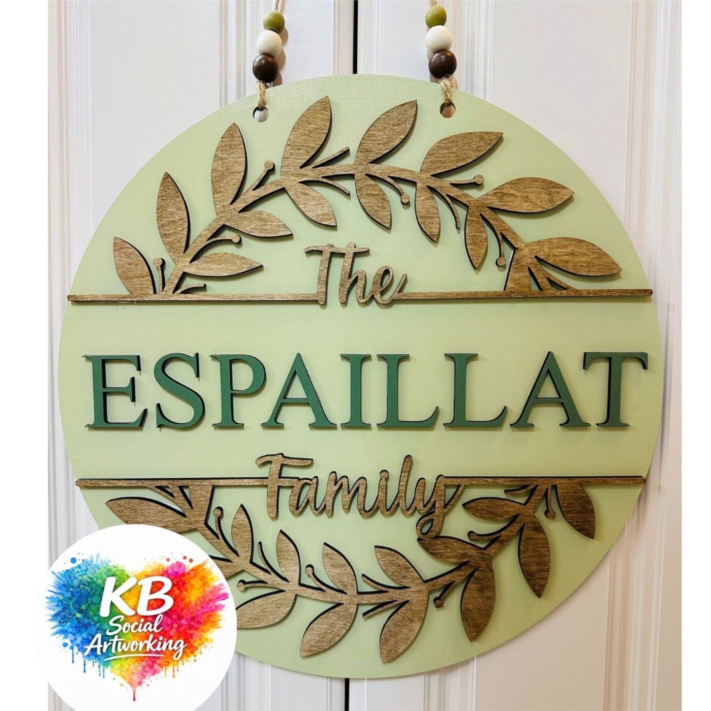 Family Name Custom 2-D Wood Shape