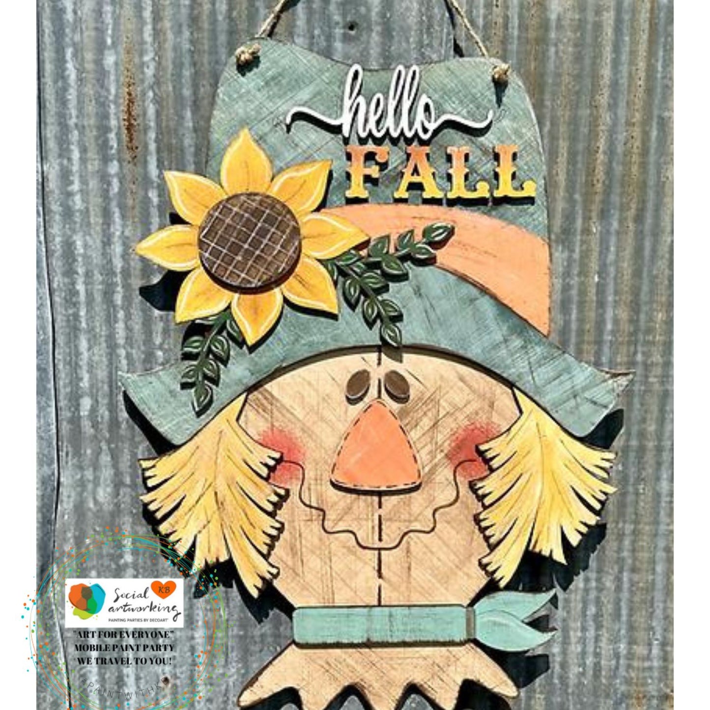 Hello Fall Scarecrow