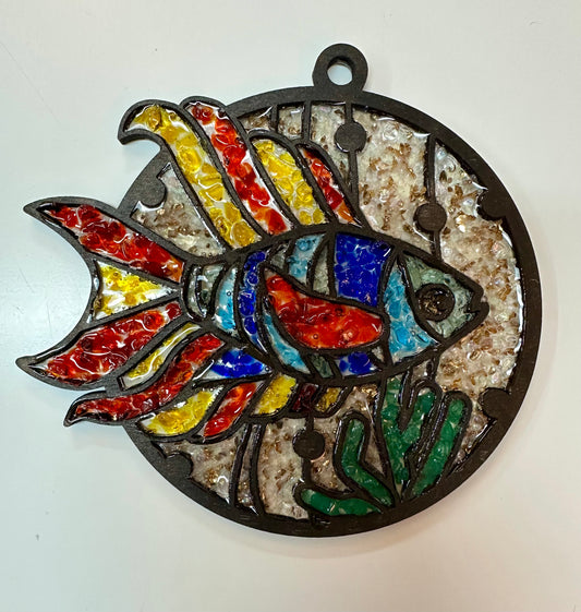 Faux Stain glass Fish