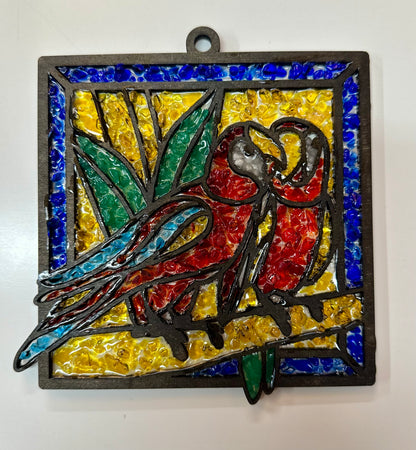 Faux Stain glass Parrotts