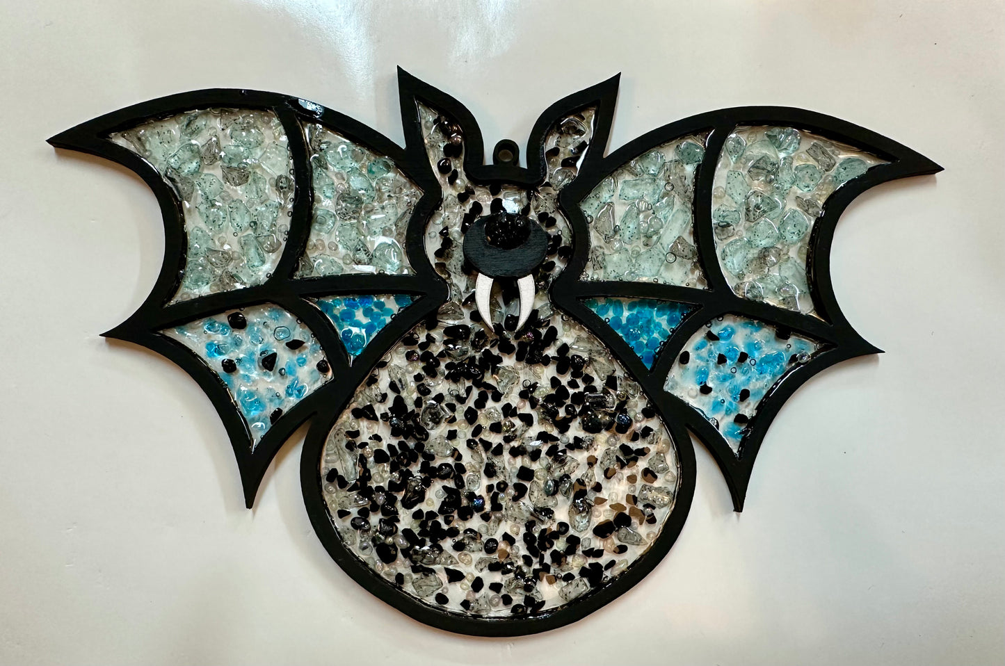 Faux Stain glass Bat
