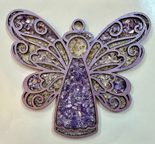 Faux Stain glass Angel