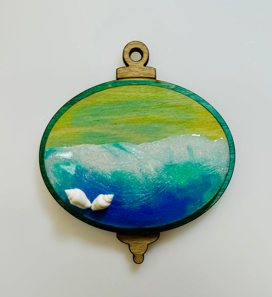UV Resin Oval Ornament