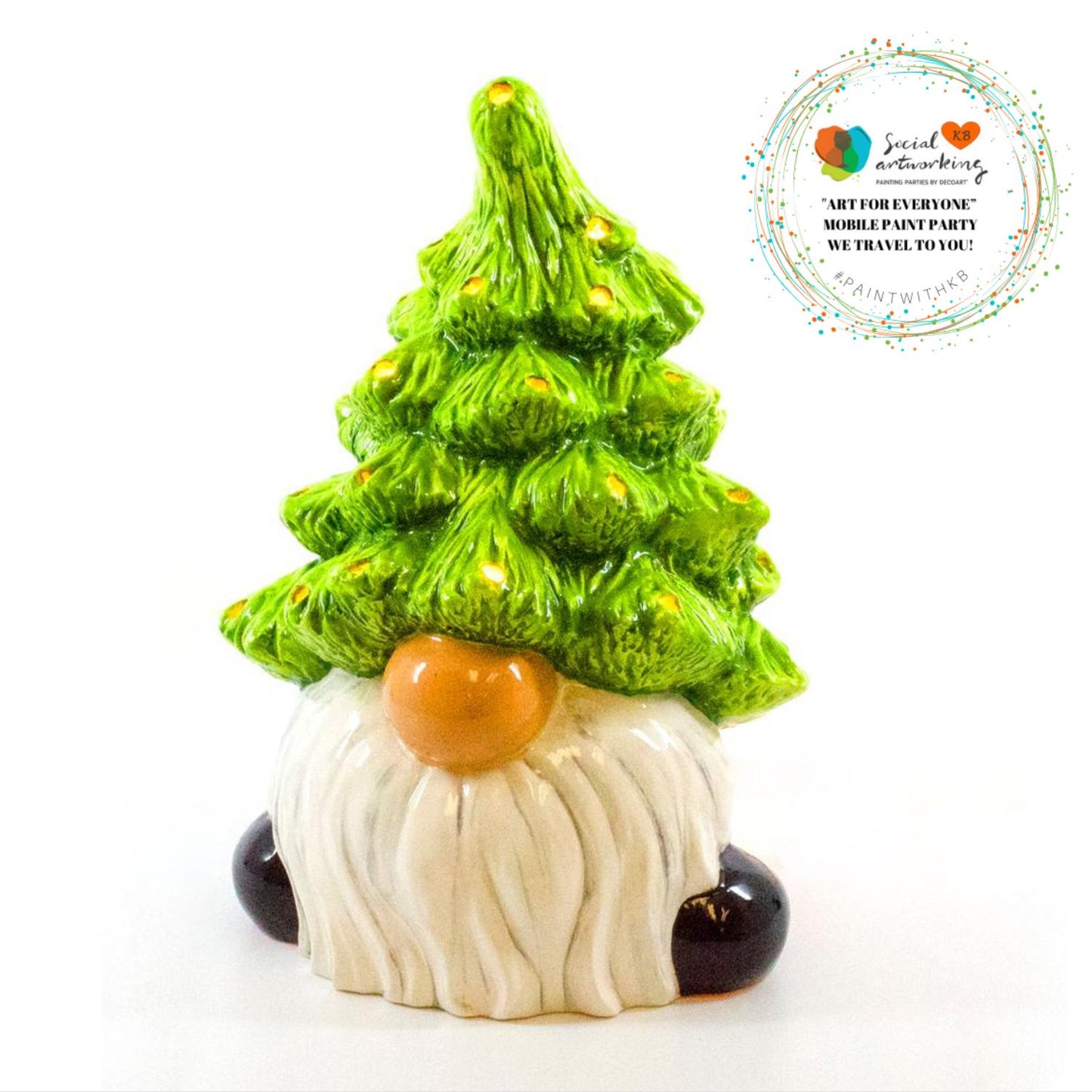 Christmas Tree Gnome Lantern