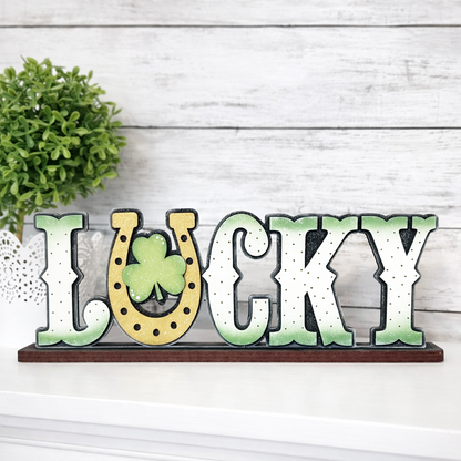 Lucky 2-D Wood Shape 2-D Wood Shape