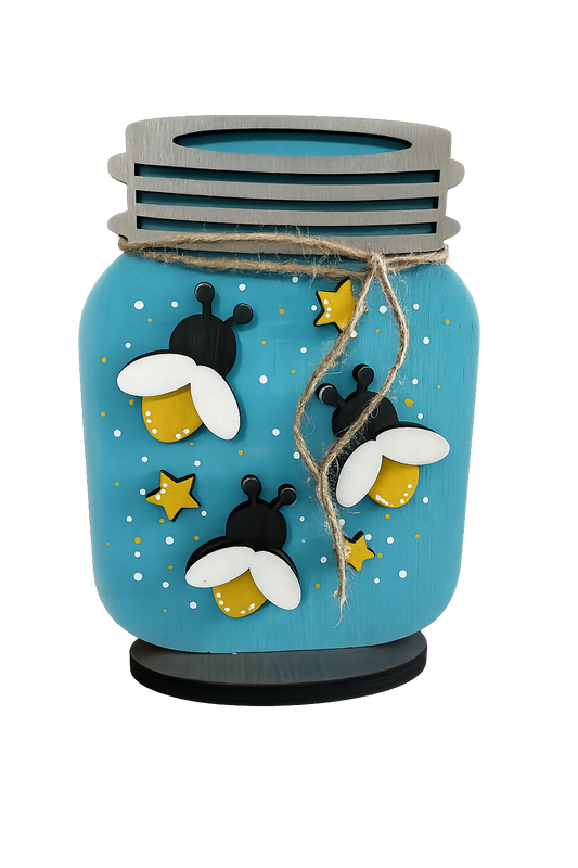Firefly Mason Jar Stand Alone