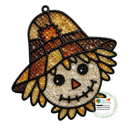 Scarecrow Suncatcher 6 or 8 inch shape
