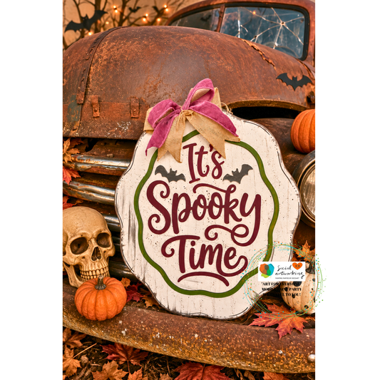 It's Spooky Time 2-D Door Hanger