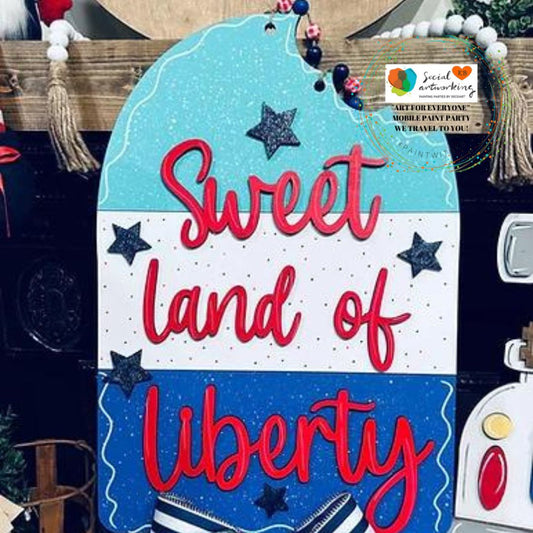 Sweet Land of Liberty Popsicle