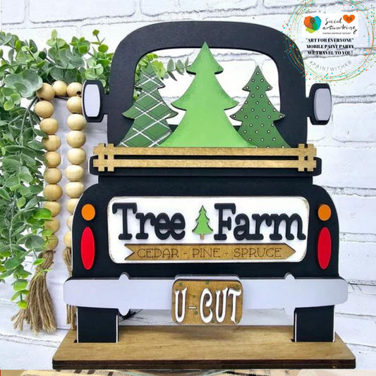 Tree Farm Stand Up Truck