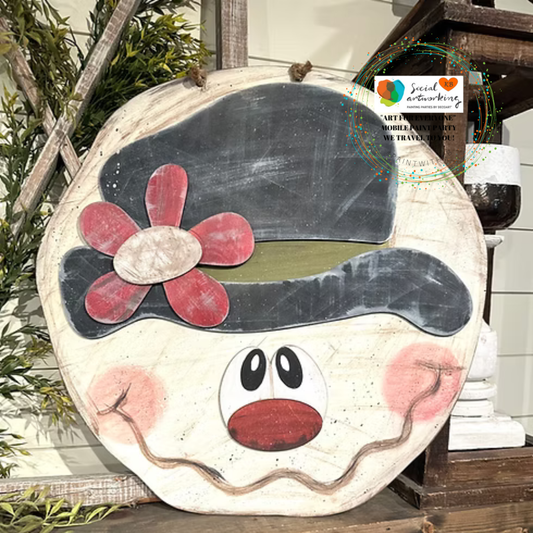 Frosty Head 2-D Wood Shape